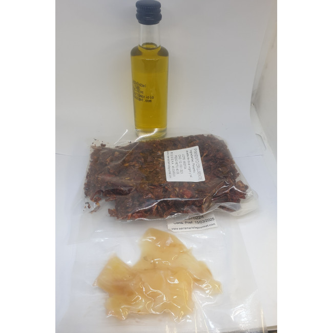 Pericana Crujiente  Bacallà con Ajo