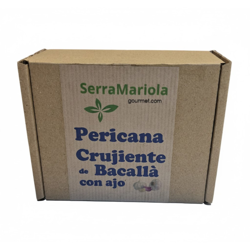 Pericana Crujiente  Bacallà con Ajo