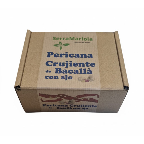 Pericana Crujiente  Bacallà con Ajo