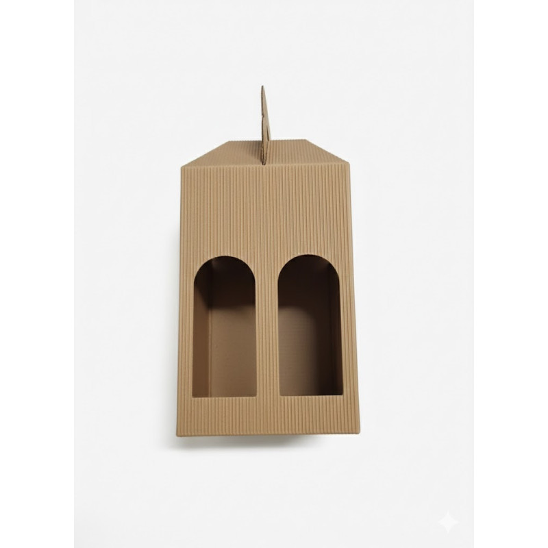 CAJA CARTON AUTOMONTABLE 2 BOTES XL