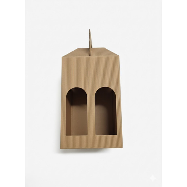 CAJA CARTON AUTOMONTABLE 2 BOTES XL