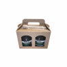 CAJA CARTON AUTOMONTABLE 2 BOTES XL