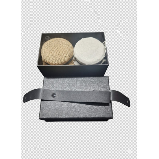 ESTUCHE ASA   NEGRO 2 BOTES