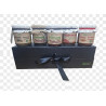 ESTUCHE GOURMET  NEGRO 5  BOTES