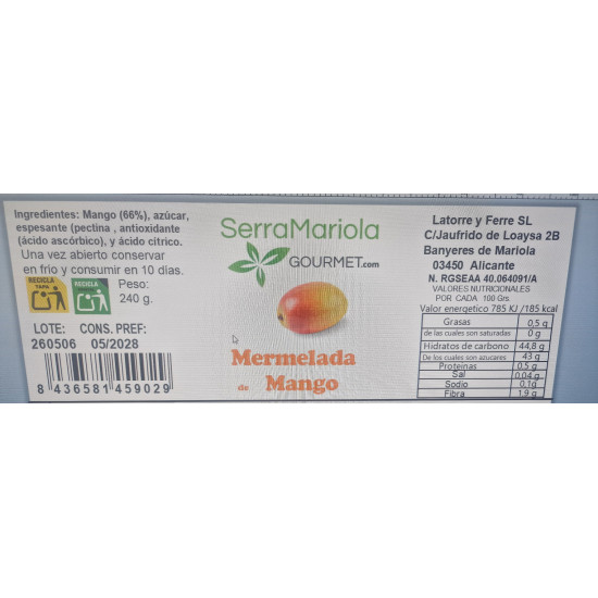 Mermelada de Mango