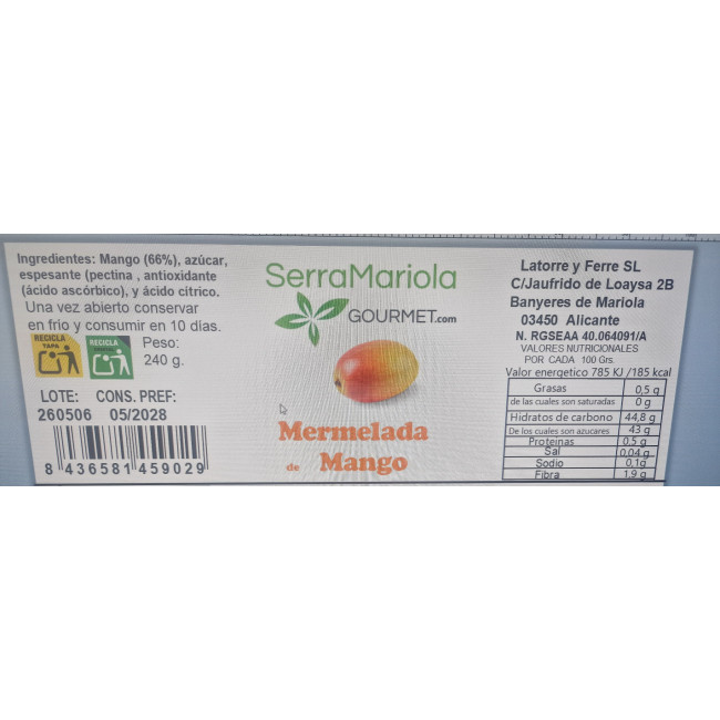Mermelada de Mango