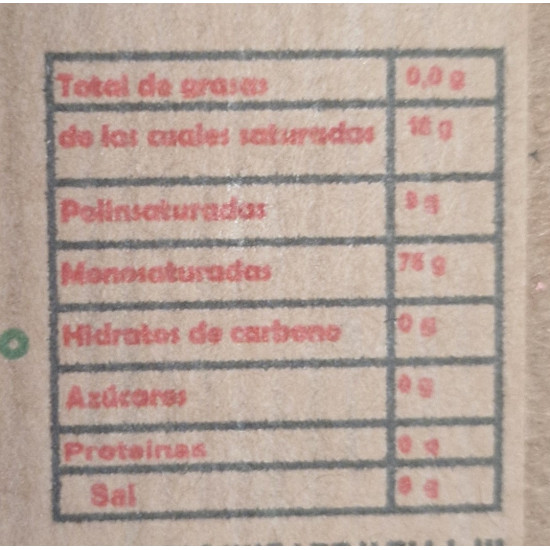 Aceite O.V.E 250
