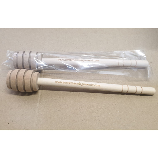 PALITO RECOLECTOR  MIEL  PERSONALIZADO   15  CM