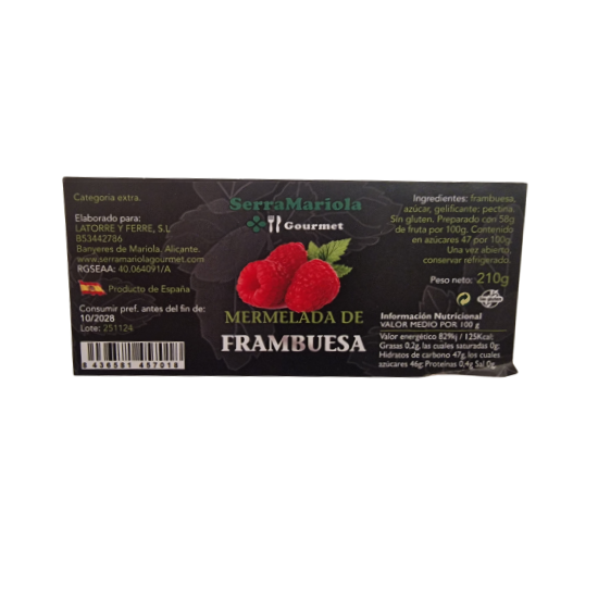 Mermelada de Frambuesas